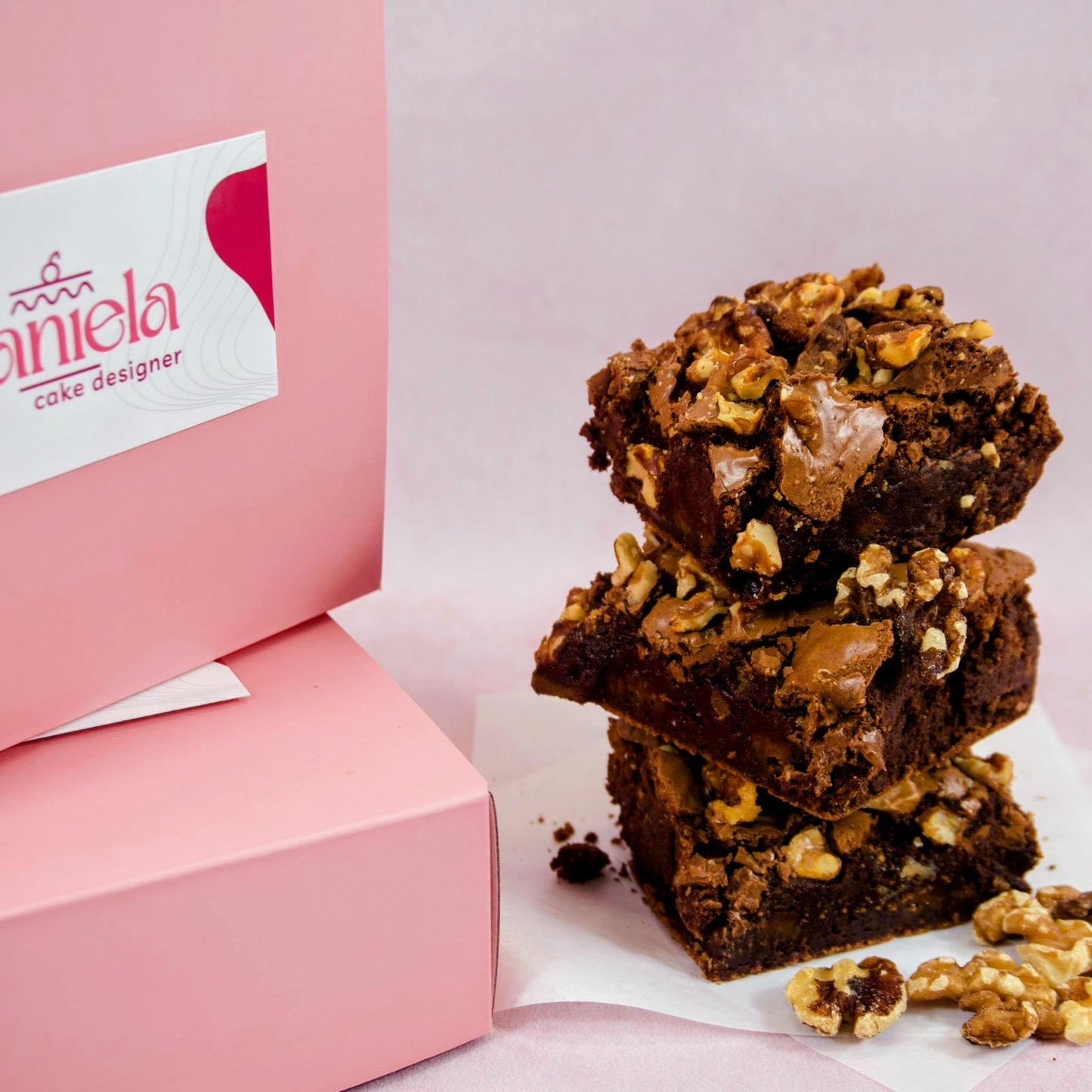 Dulce de Leche Walnut Brownie